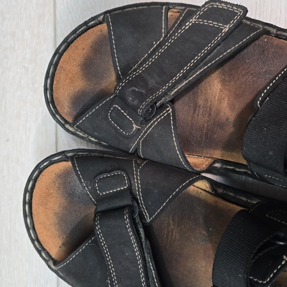 Finn Comfort Women Samara Leather Hook&loop Sandals shoes sz 42/11 - Picture 9 of 14